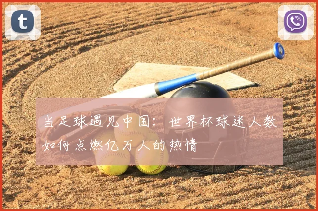 当足球遇见中国：世界杯球迷人数如何点燃亿万人的热情